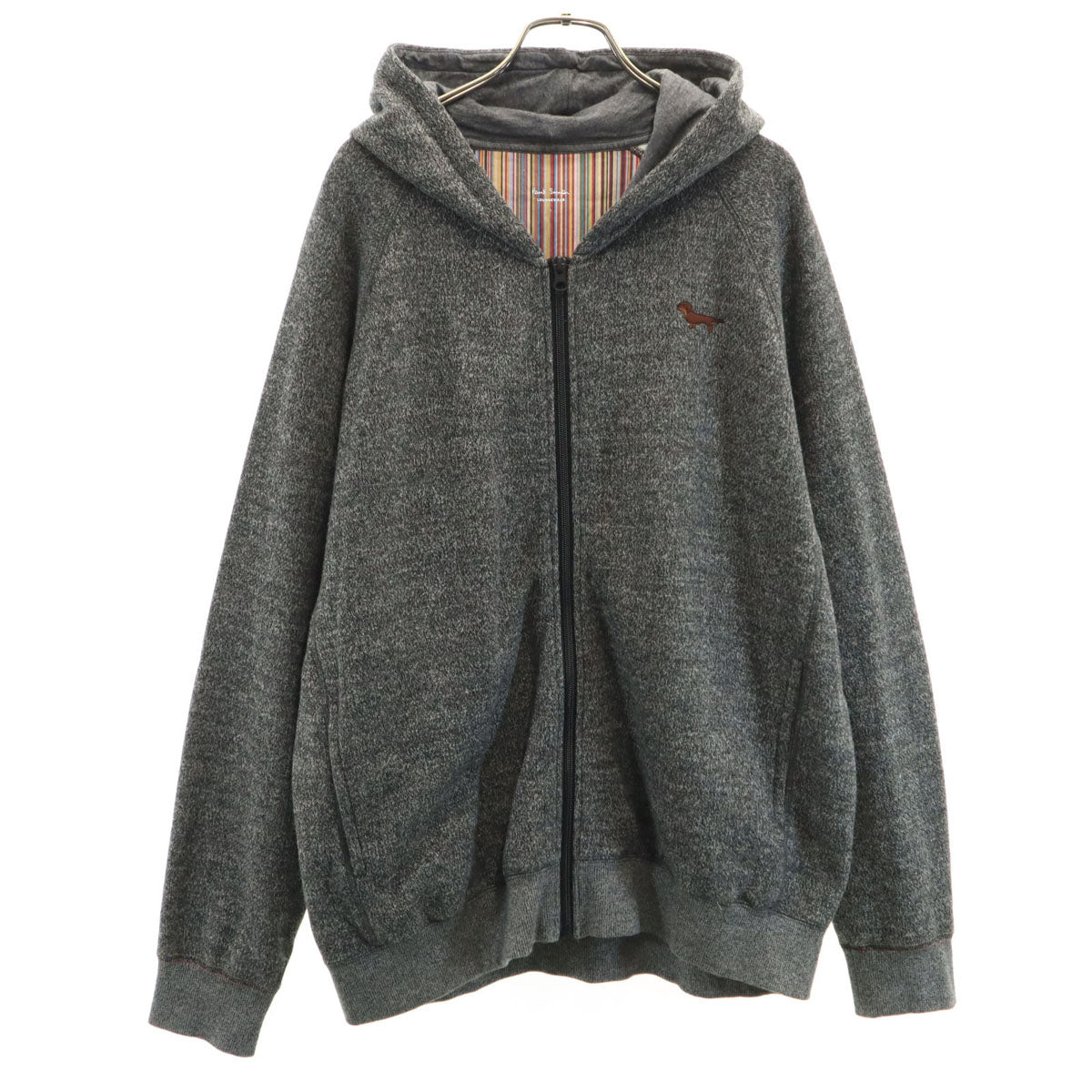 Paul Smith ポールスミス 長袖 ジップパーカー L グレー メンズ