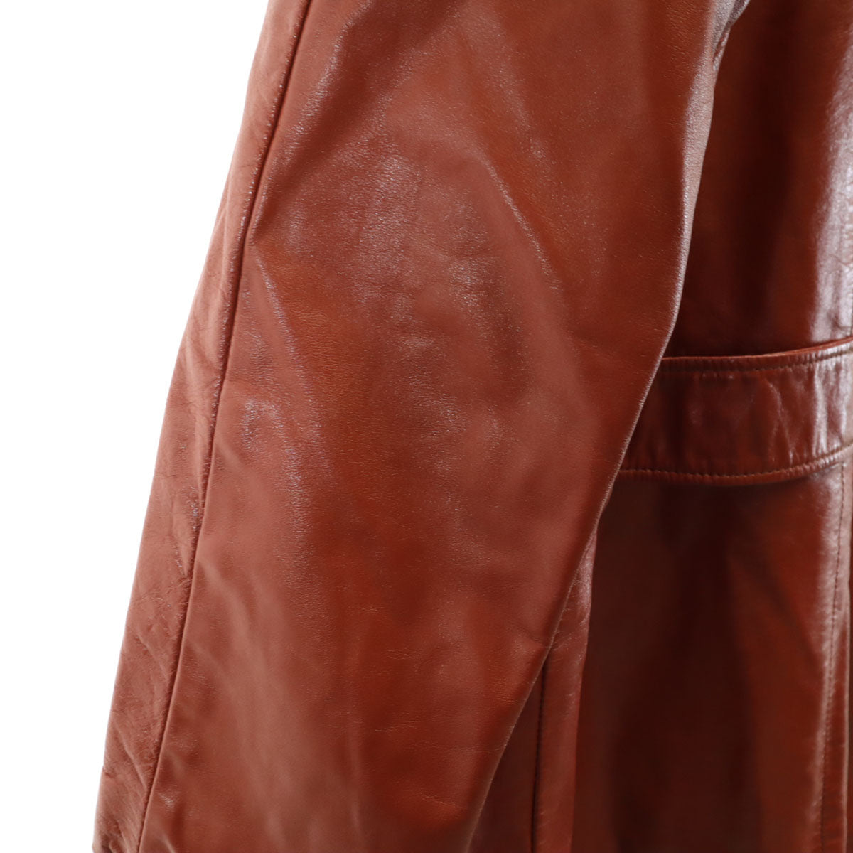 W.B PLACE&CO ダブリュービープレイスアンドコー 70s 80s USA製 ヴィンテージ ジャケット 32 ブラウン系 レディース