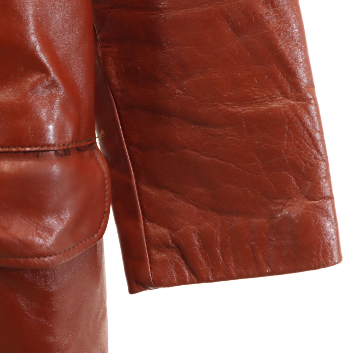 W.B PLACE&CO ダブリュービープレイスアンドコー 70s 80s USA製 ヴィンテージ ジャケット 32 ブラウン系 レディース