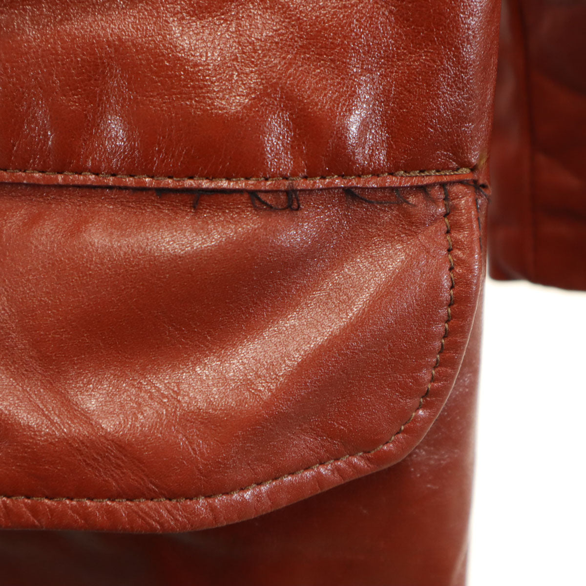 W.B PLACE&CO ダブリュービープレイスアンドコー 70s 80s USA製 ヴィンテージ ジャケット 32 ブラウン系 レディース