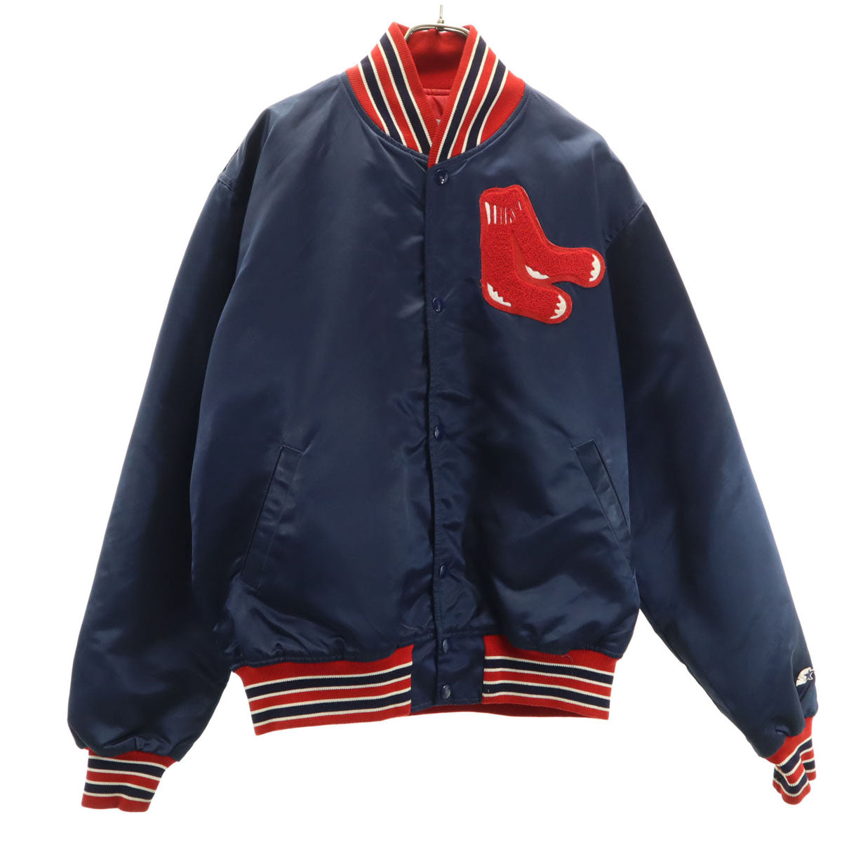STARTER スターター 80s 90s USA製 オールド スタジャン L ネイビー MLB メンズ