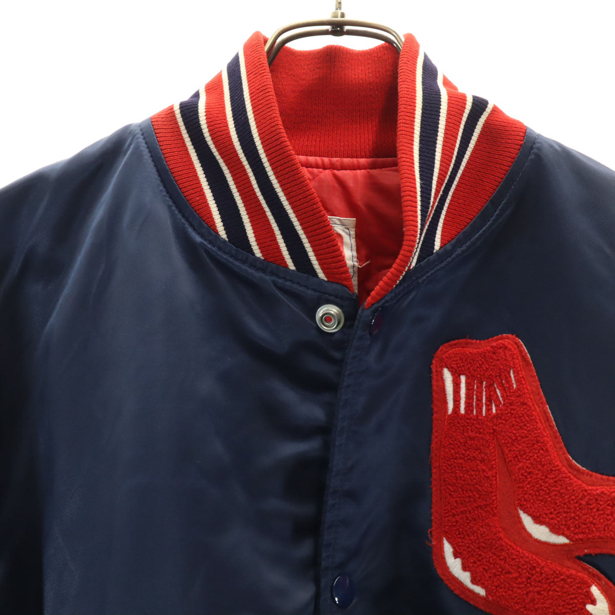 STARTER スターター 80s 90s USA製 オールド スタジャン L ネイビー MLB メンズ