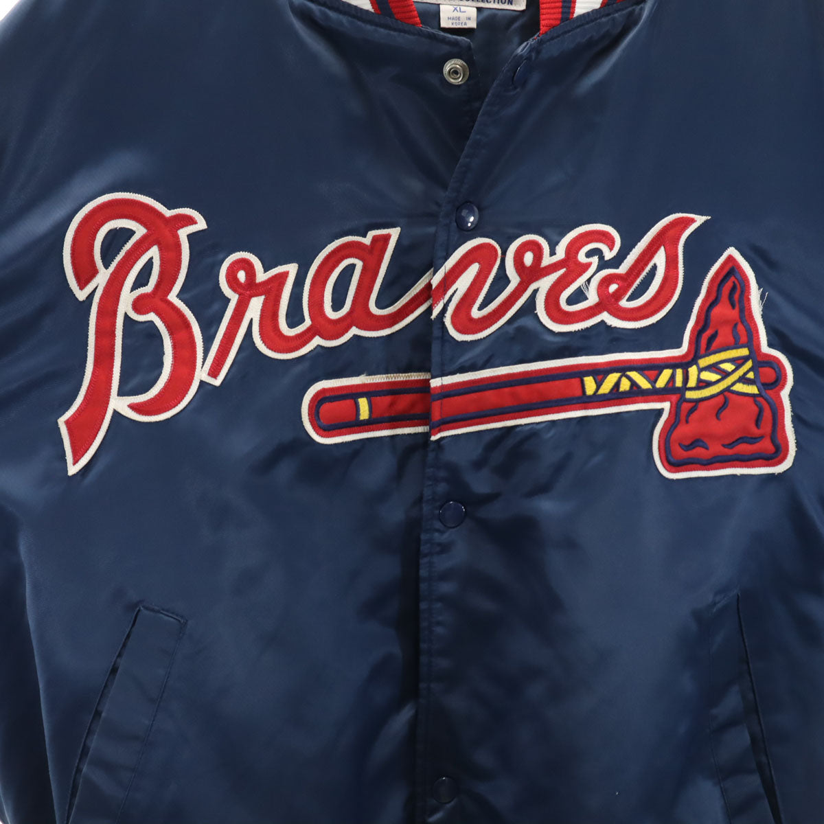 美品 Authentic by STARTER オーセンティックバイスターター スタジャン XL ネイビー メンズ