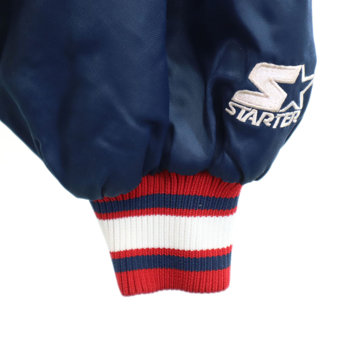 美品 Authentic by STARTER オーセンティックバイスターター スタジャン XL ネイビー メンズ