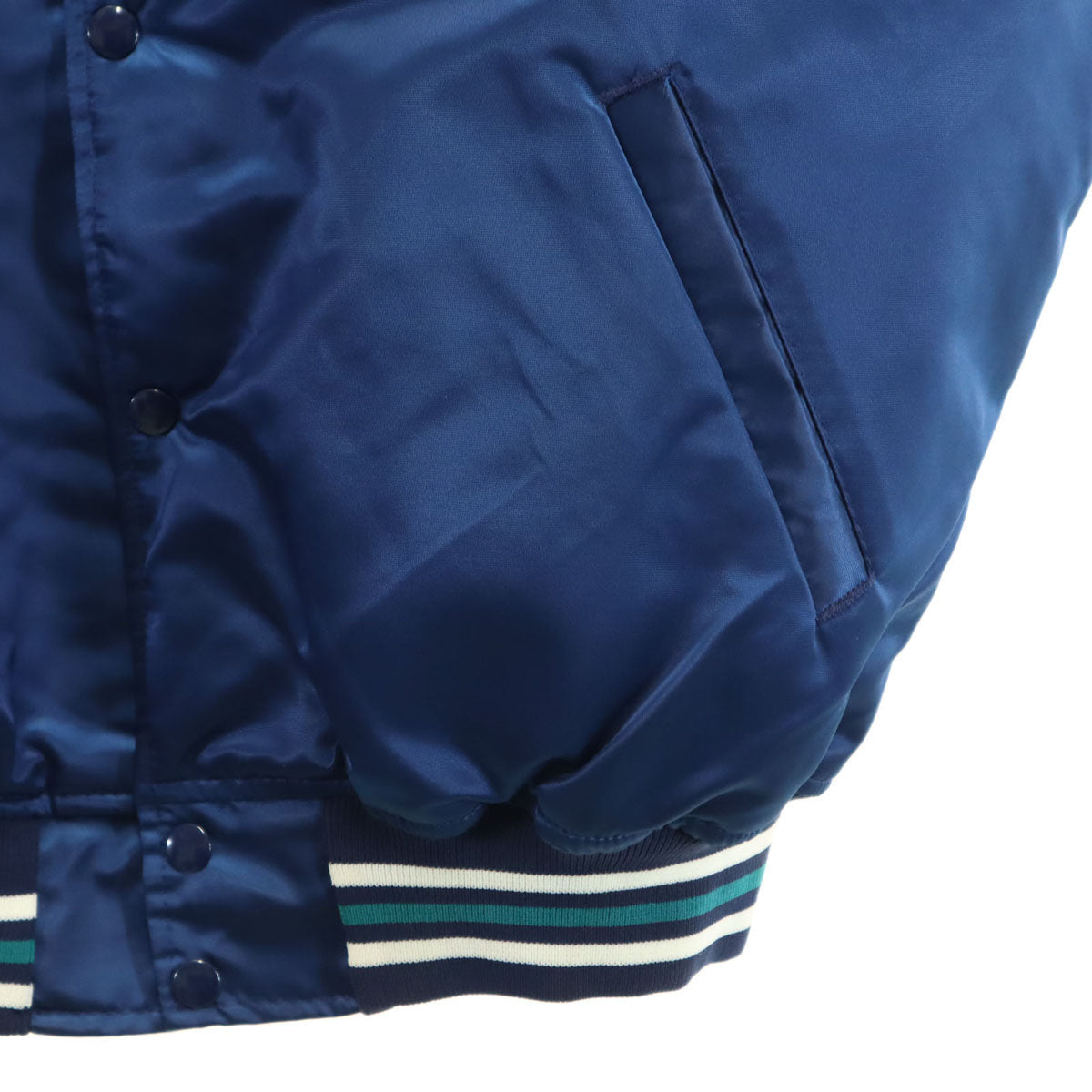 美品 STARTER Diamond COLLECTION ダイアモンドコレクション バイ スターター USA製 スタジャン XL ブルー メンズ