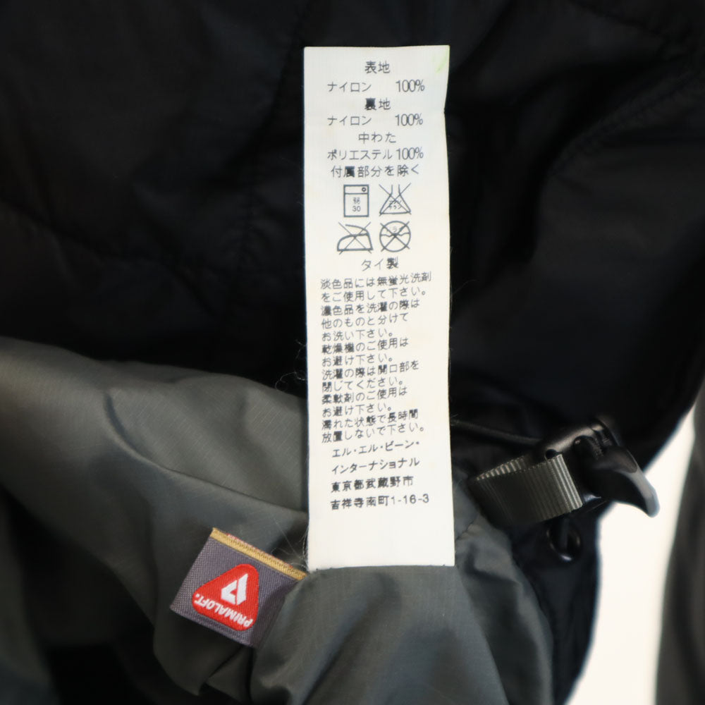 L.L.Bean エルエルビーン プリマロフト キルティング 中綿ジャケット L ブラック アウトドア メンズ