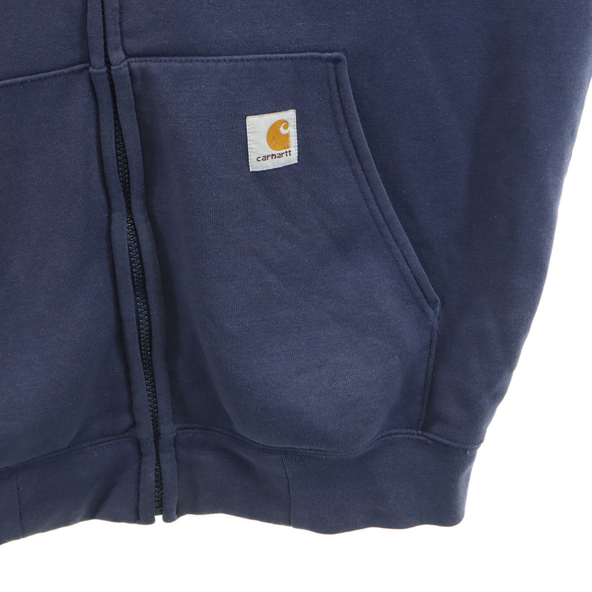 Carhartt カーハート 長袖 ジップパーカー M ネイビー メンズ
