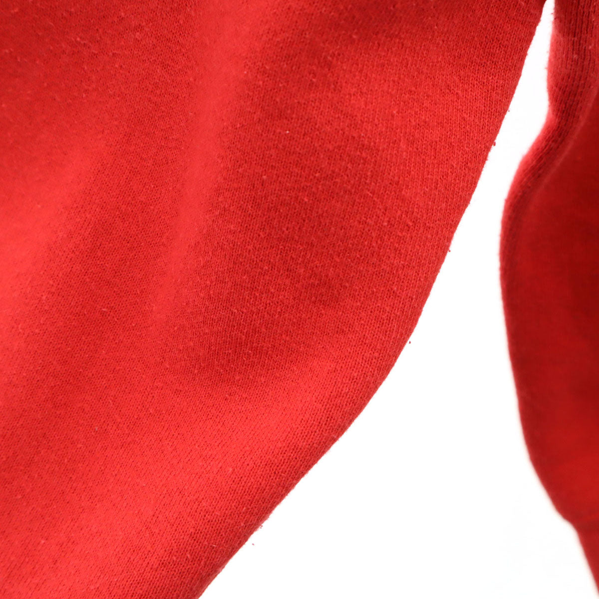 90s オールド 長袖 スウェット トレーナー レッド 無地 メンズ