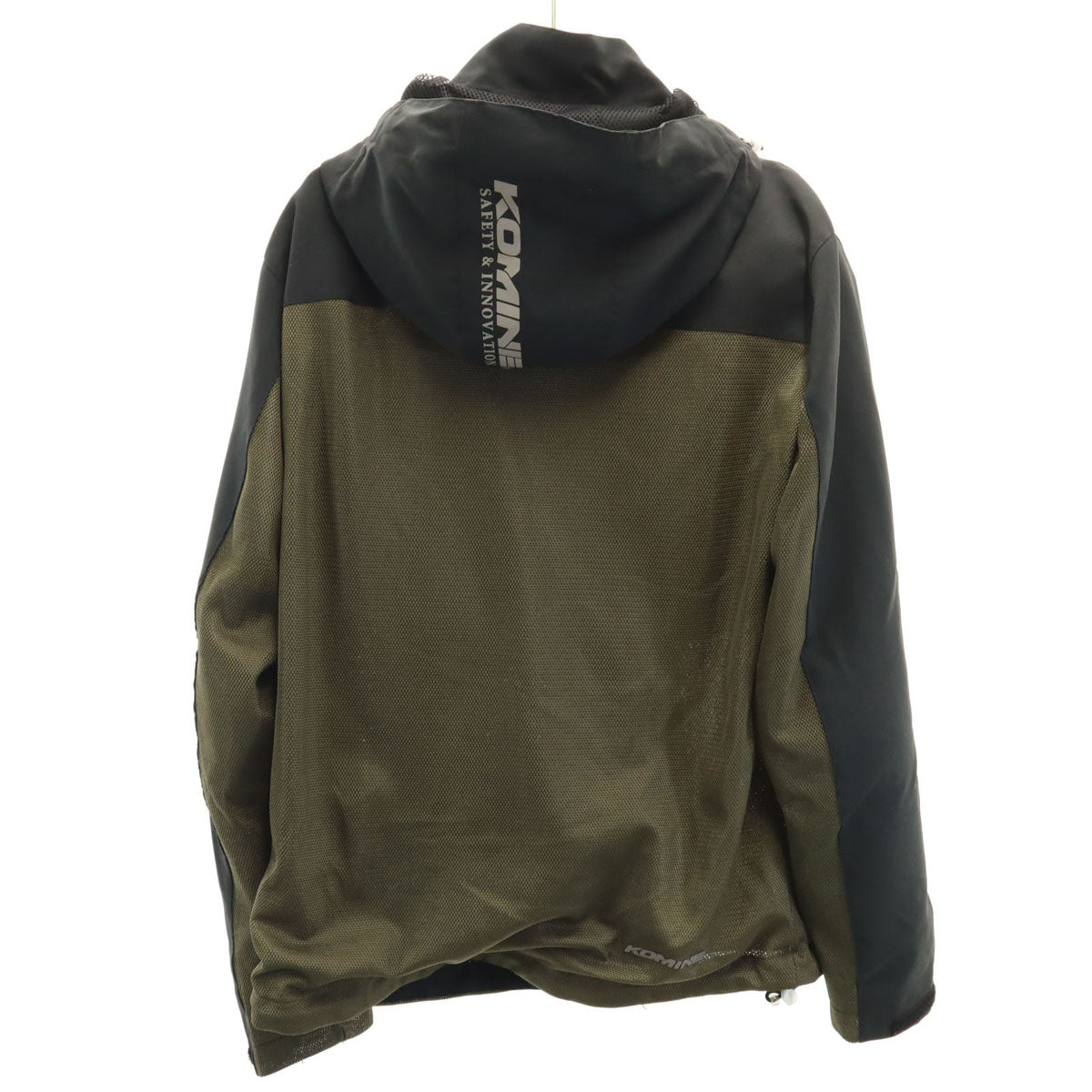 KOMINE コミネ バイク メッシュ ジャケット M オリーブ系 プロテクト CE規格 メンズ