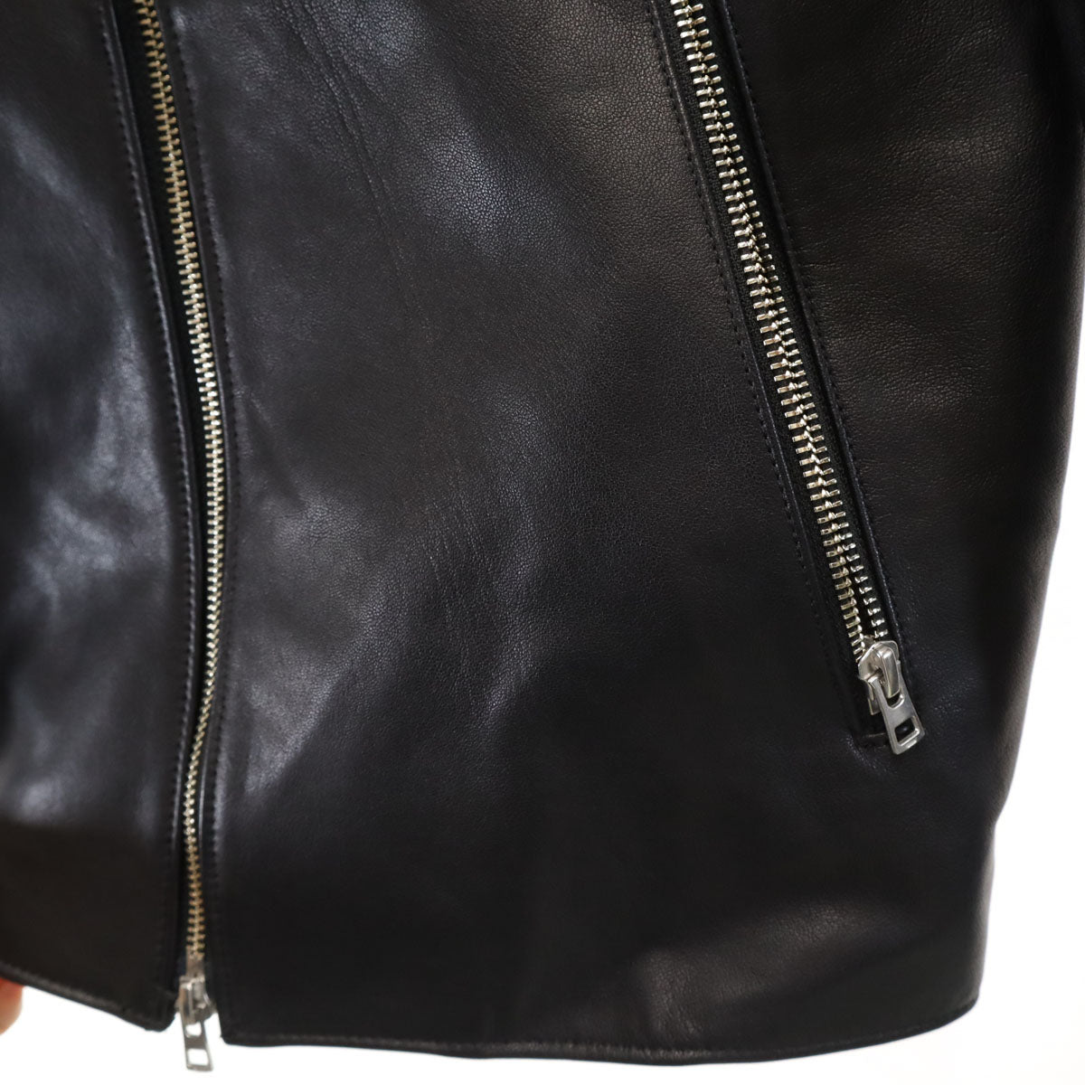 LIDNM リドム 日本製 レザージャケット M ブラック レディース