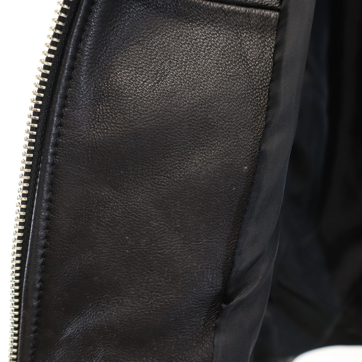 LIDNM リドム 日本製 レザージャケット M ブラック レディース