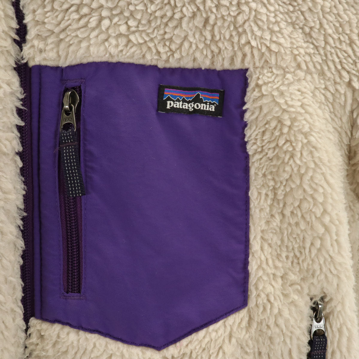 patagonia パタゴニア フリースジャケット XXL16--18 ベージュ系 レトロX 65625 アウトドア キッズ