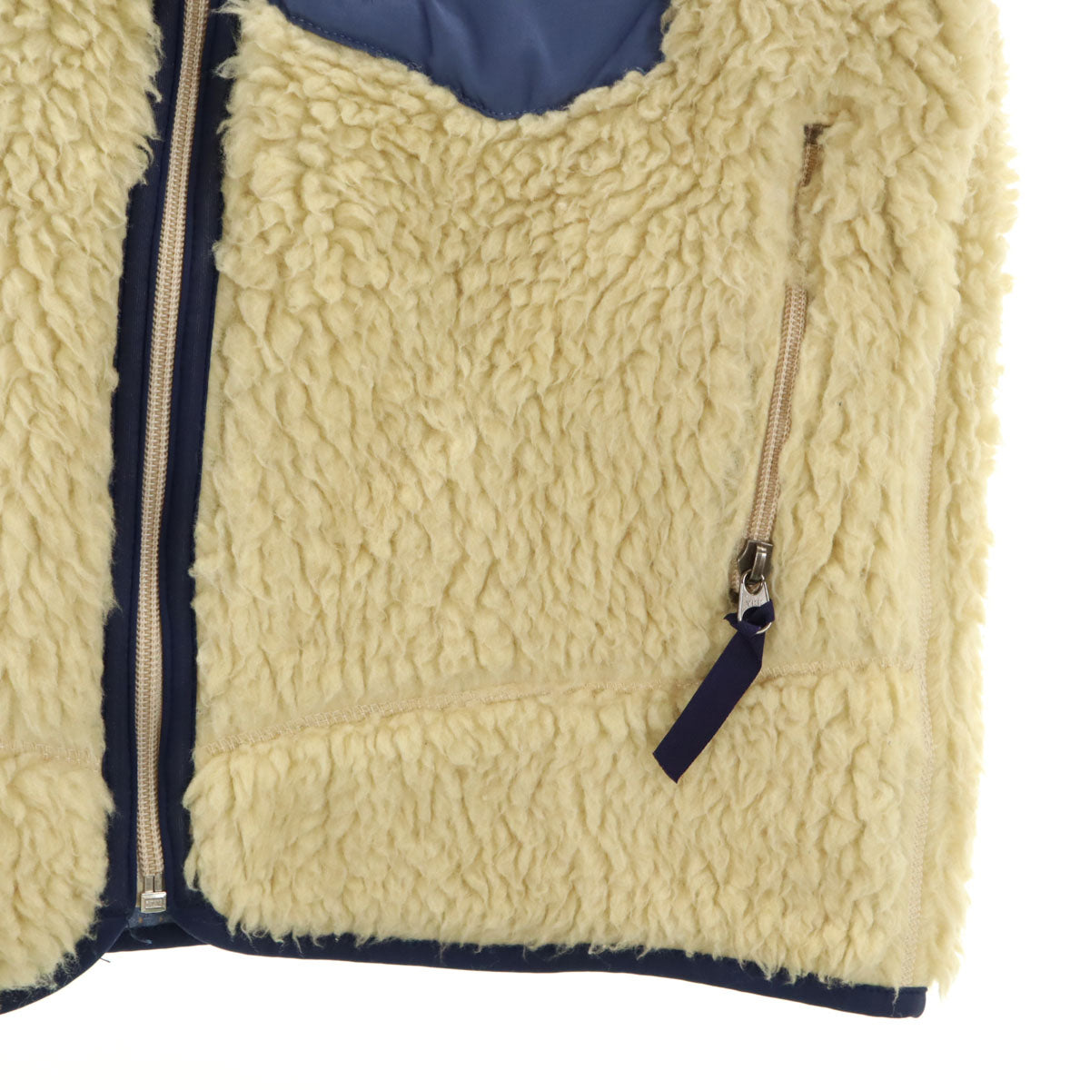 patagonia パタゴニア フリースジャケット XL14 アイボリー系 65559 アウトドア キッズ