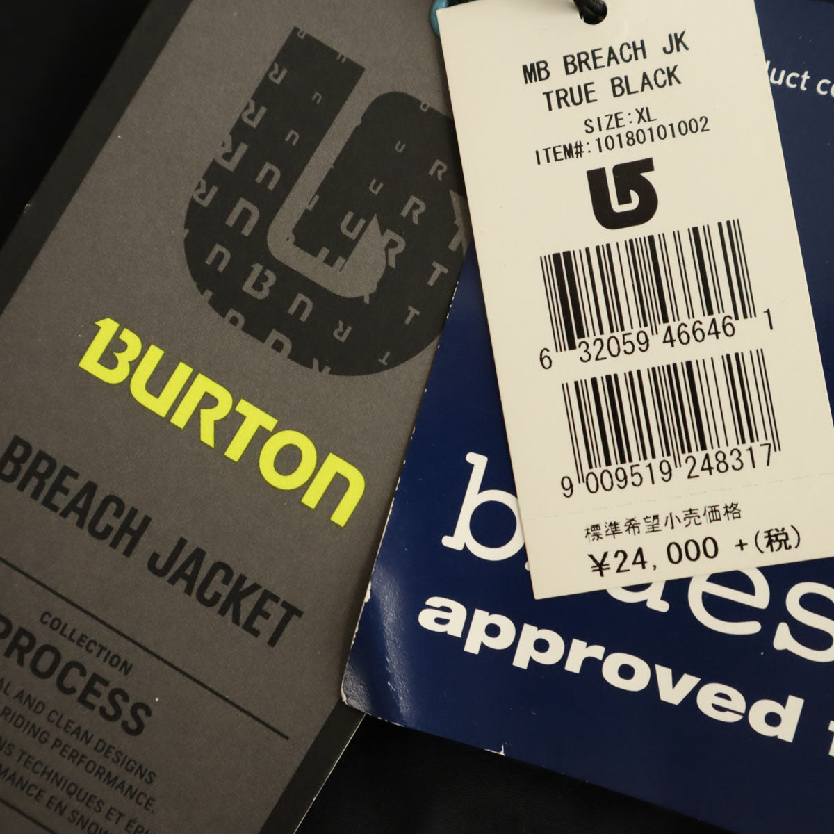 BURTON バートン 未使用 スノーボード ジャケット XL ブラック スキー タグ付き メンズ