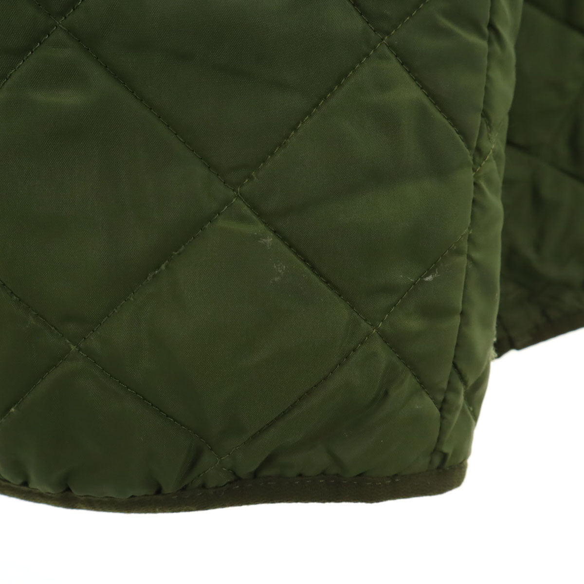 Barbour バブアー キルティングジャケット M カーキ メンズ