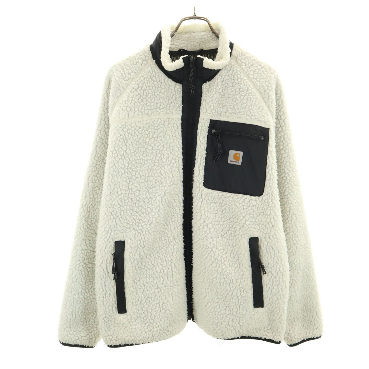 Carhartt カーハート EUモデル WIP ボア フリースジャケット L ホワイト メンズ
