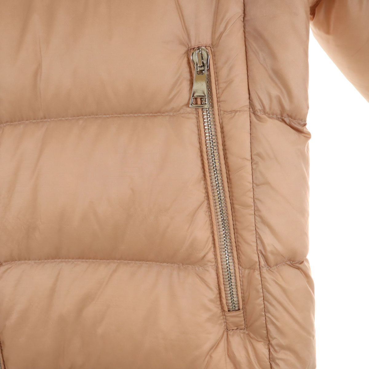 MONCLER モンクレール TORCON ベロア切替 ダウンジャケット 2 サーモンピンク レディース