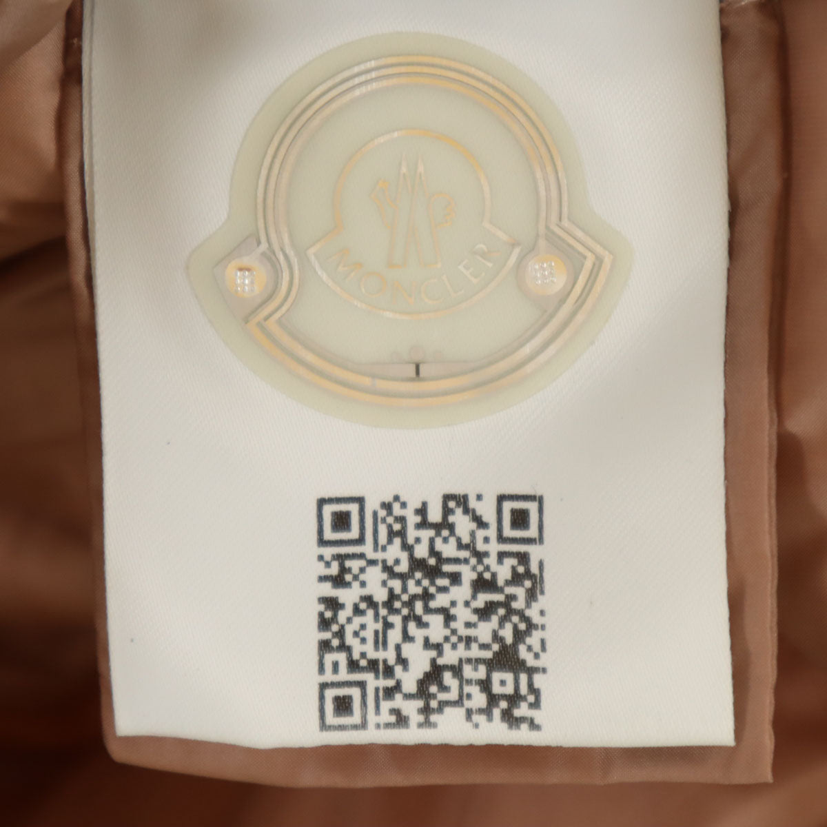 MONCLER モンクレール TORCON ベロア切替 ダウンジャケット 2 サーモンピンク レディース