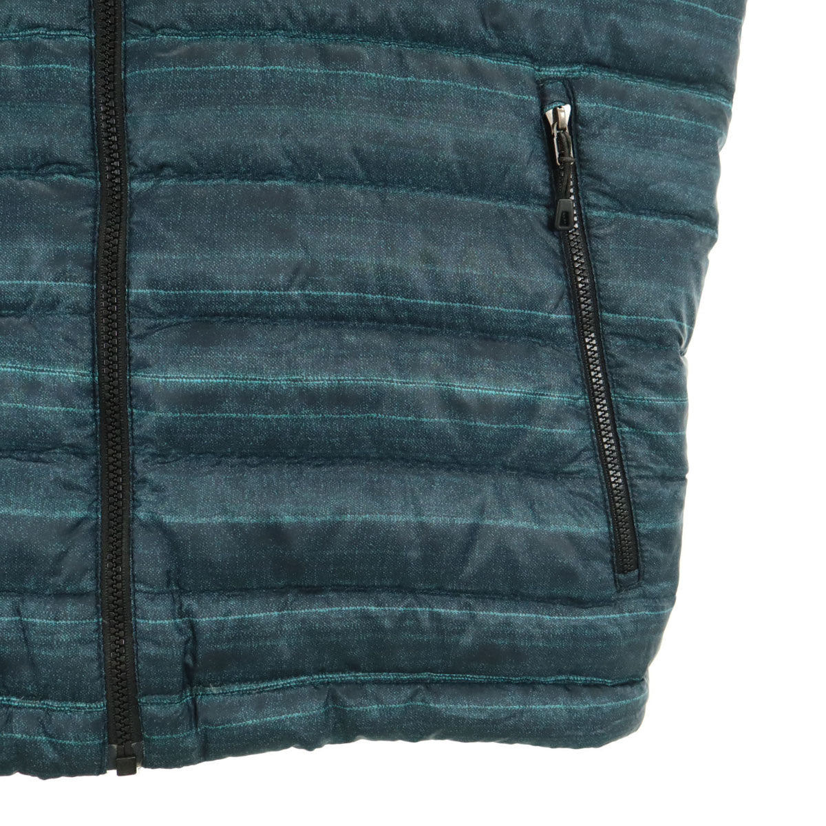 patagonia パタゴニア ボーダー柄 ダウンジャケット S ブルー系 アウトドア 84674 メンズ