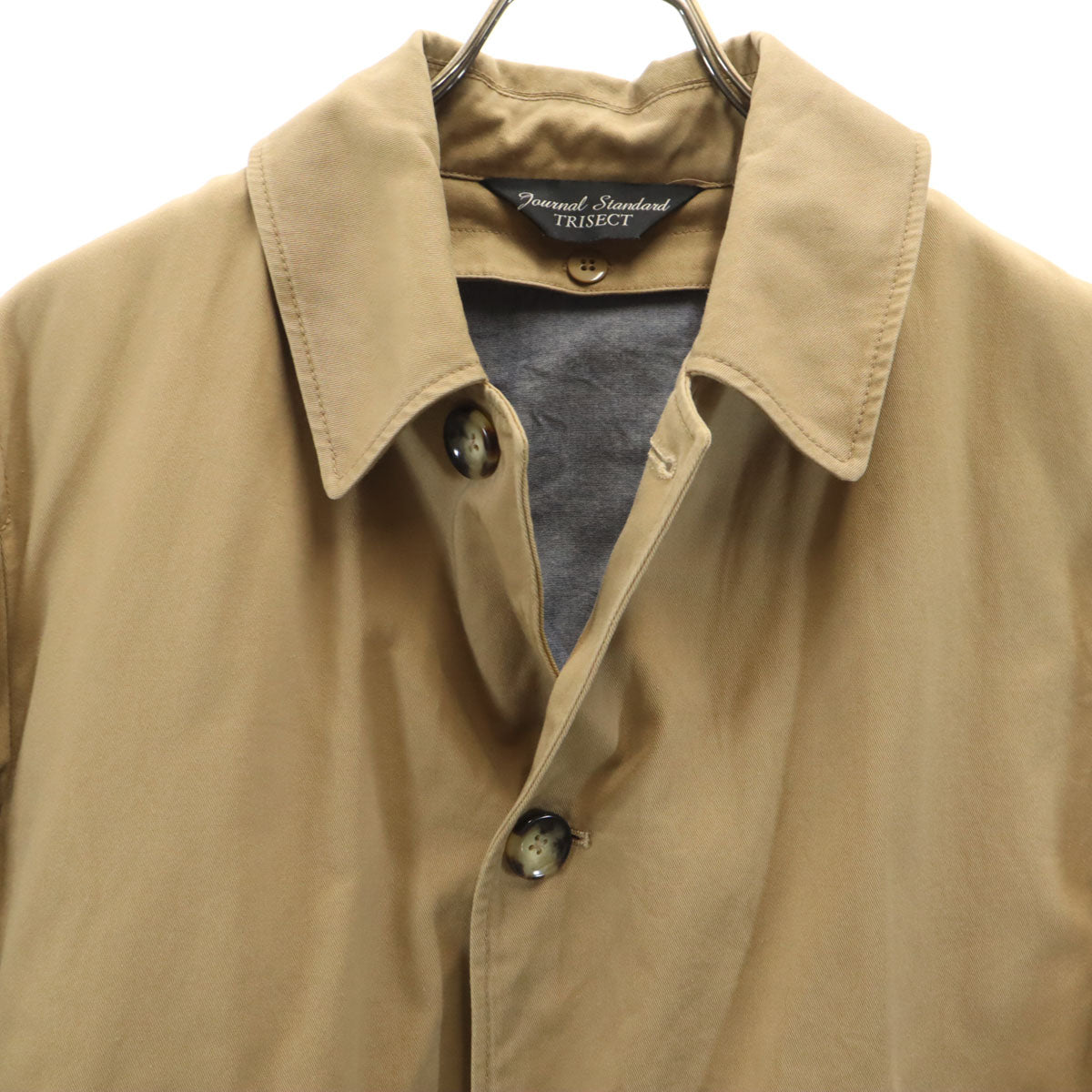 Journal Standard TRISECT ジャーナルスタンダード トライセクト ジャケット L ベージュ ライナー付き メンズ