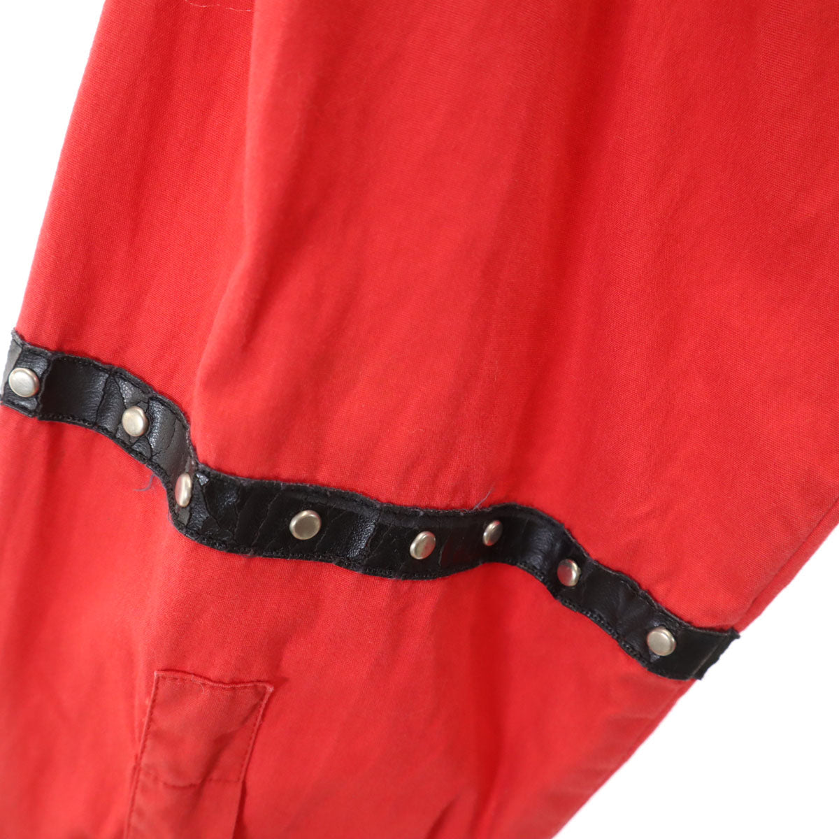 VERSACE JEANS COUTURE ヴェルサーチ ジーンズ クチュール 長袖 シャツ M レッド メンズ