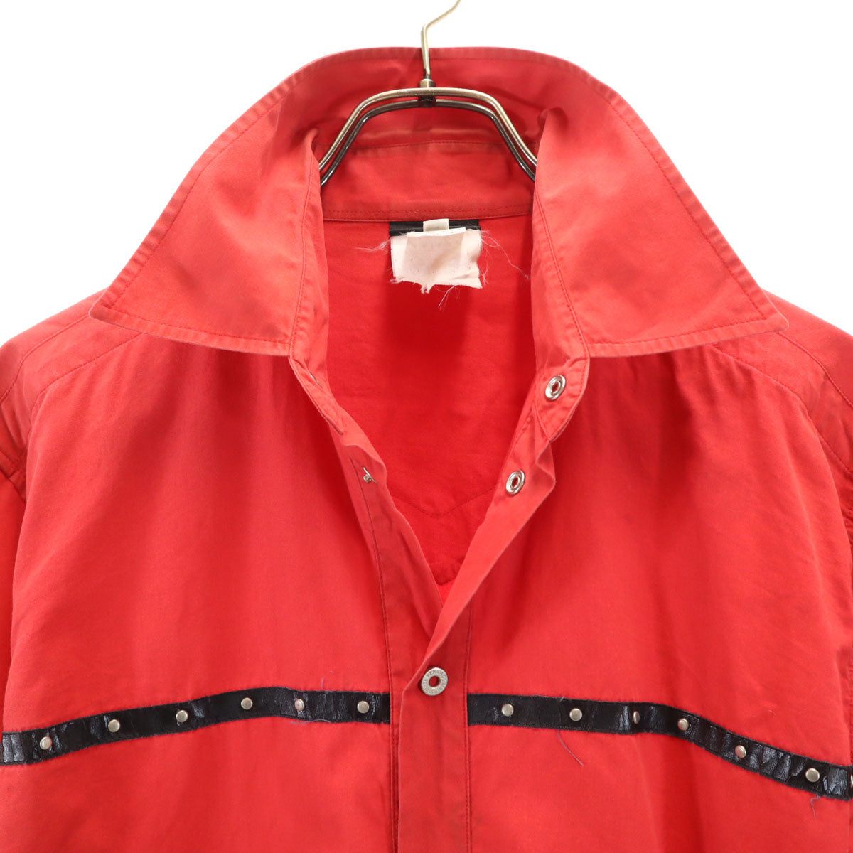 VERSACE JEANS COUTURE ヴェルサーチ ジーンズ クチュール 長袖 シャツ M レッド メンズ