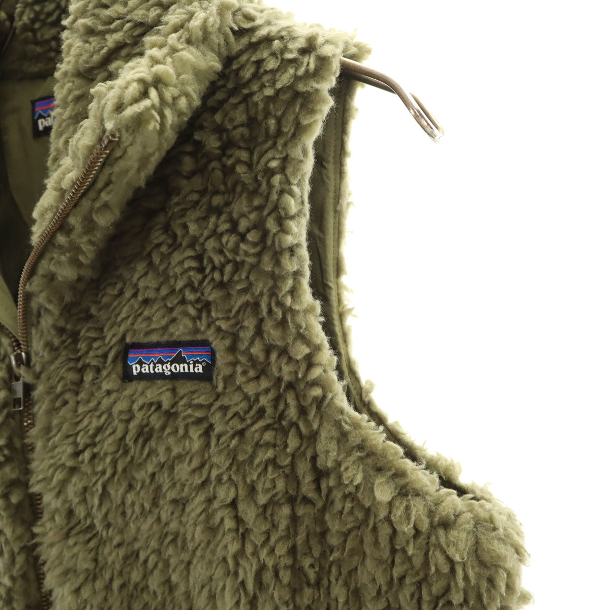 patagonia パタゴニア ダスティーメサ フリースジップ ベスト XS カーキ アウトドア 25120 レディース