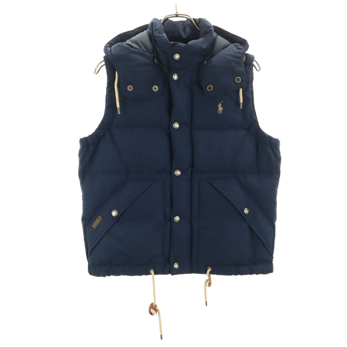 美品 POLO RALPH LAUREN ポロラルフローレン ダウンベスト M ネイビー レディース