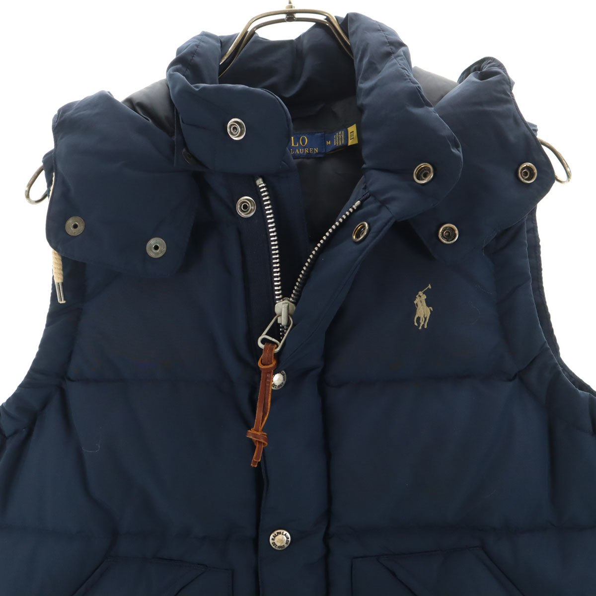 美品 POLO RALPH LAUREN ポロラルフローレン ダウンベスト M ネイビー レディース