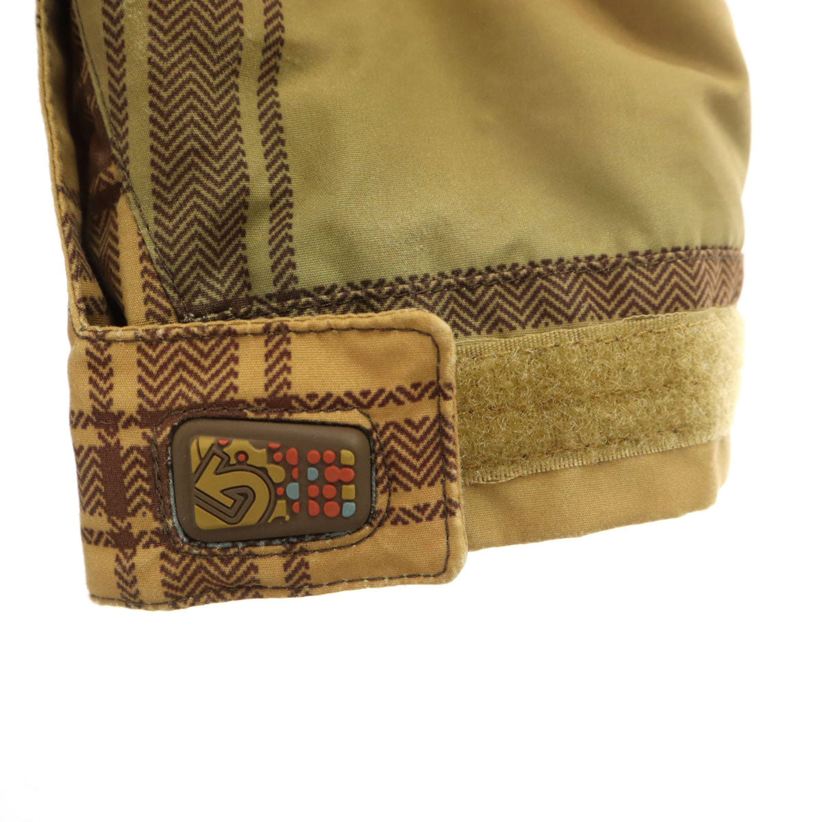 BURTON バートン チェック柄 スノーボード ジャケット M イエロー系 キッズ