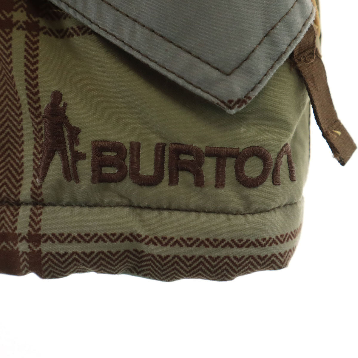 BURTON バートン チェック柄 スノーボード ジャケット M イエロー系 キッズ