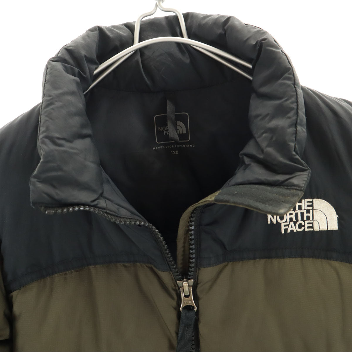 THE NORTH FACE ノースフェイス ヌプシ ダウンジャケット 120 カーキ NDJ91863 アウトドア キッズ