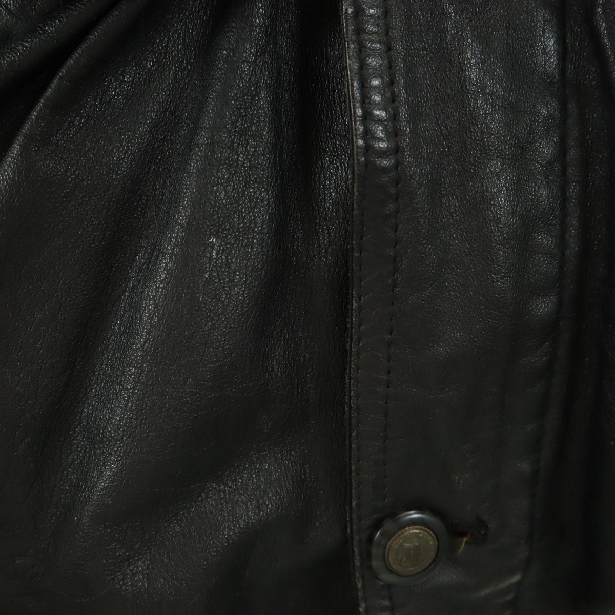 BRYANT&MAY ブライアントアンドメイ レザージャケット M ブラック 革ジャン ライナー付き メンズ