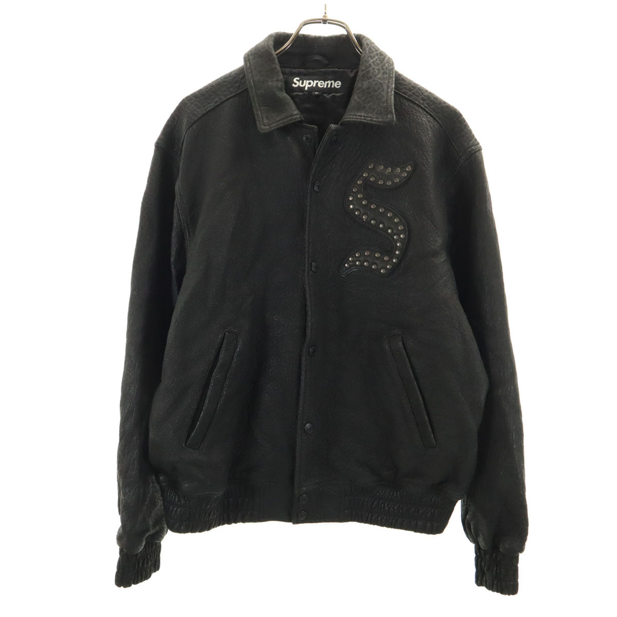 Supreme シュプリーム 21AW レザージャケット M ブラック メンズ
