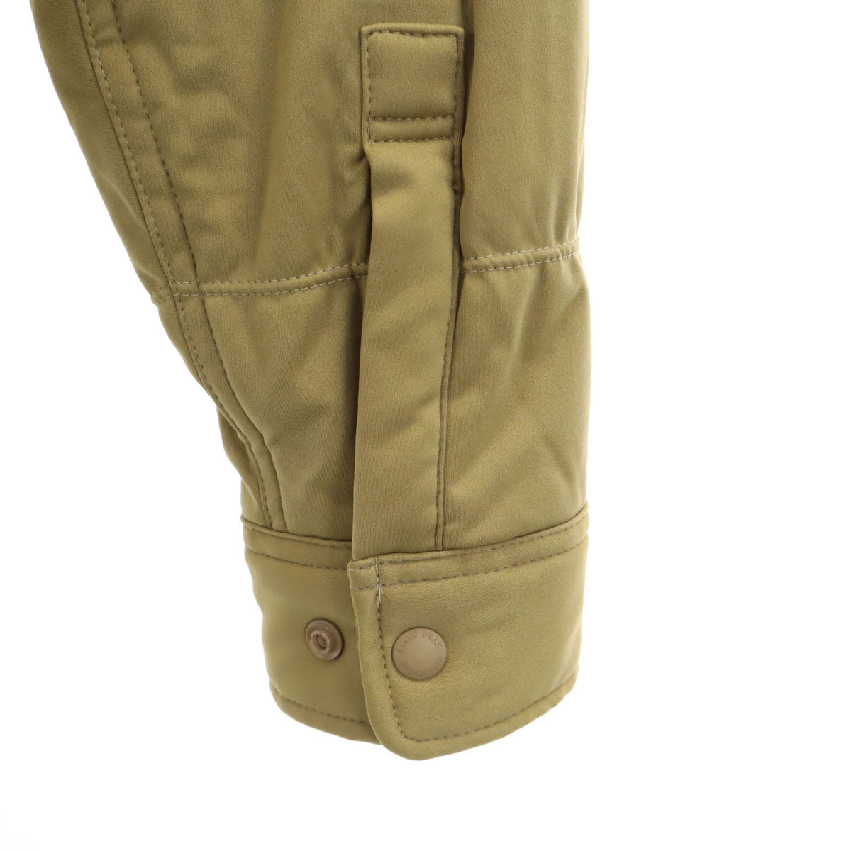 snowpeak スノーピーク 長袖 シャツ L カーキ 薄中綿入り メンズ