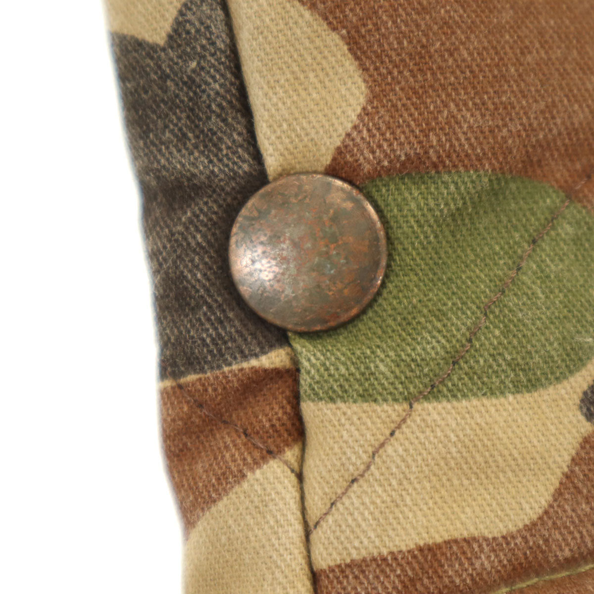 GOLDEN RETRIEVER 80s 90s オールド カモフラ柄 ミリタリー キルティングジャケット カーキ 迷彩 メンズ