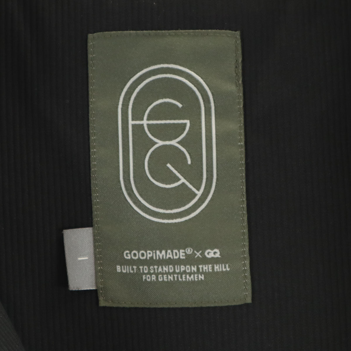 GOOPiMADE グーピーメイド ジャケット 1 ブラック ×GQ メンズ