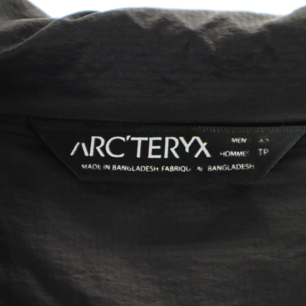 ARC'TERYX アークテリクス 長袖 中綿 パーカー XS ブラック メンズ