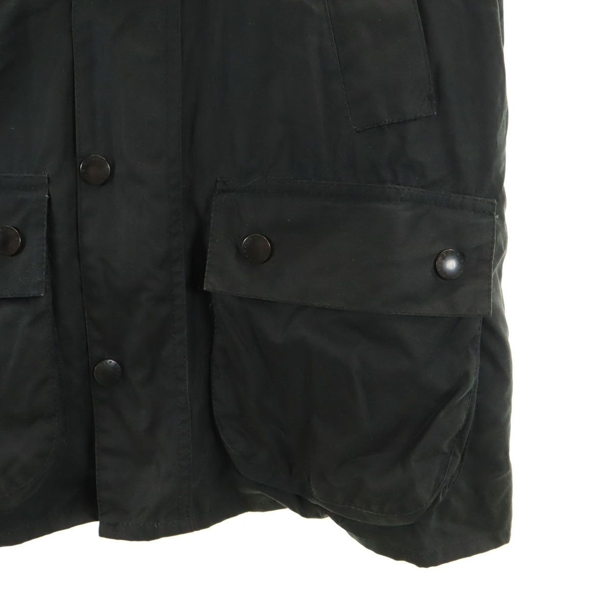 Barbour バブアー 英国製 3WAY オイルドジャケット 34 ブラック キルティングベストライナー付き メンズ