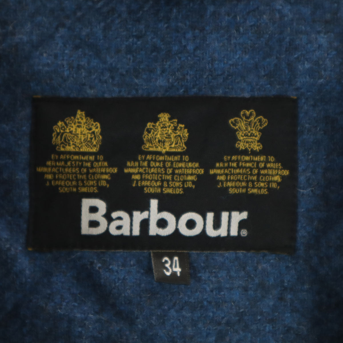 Barbour バブアー 英国製 3WAY オイルドジャケット 34 ブラック キルティングベストライナー付き メンズ