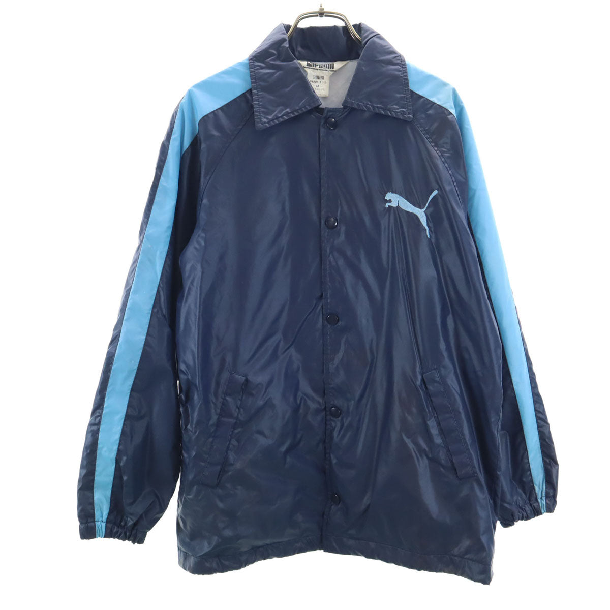 PUMA プーマ 90s オールド ヒットユニオン コーチジャケット M ネイビー 裏トリコット メンズ