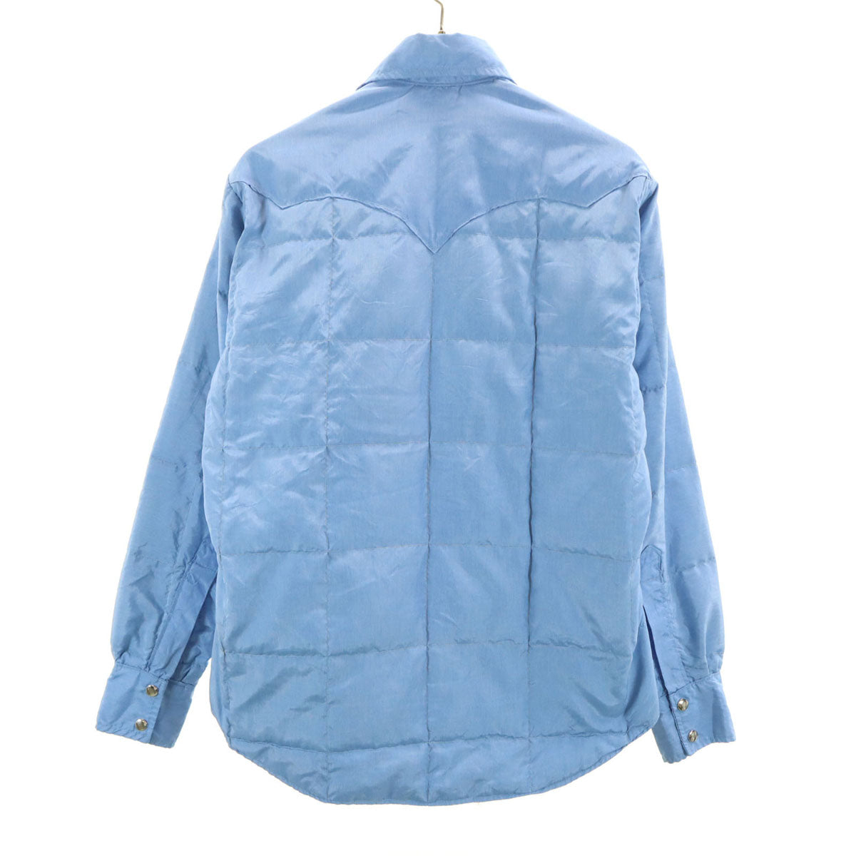 frostline kit 70s ヴィンテージ 長袖 中綿 シャツ M ブルー系 メンズ