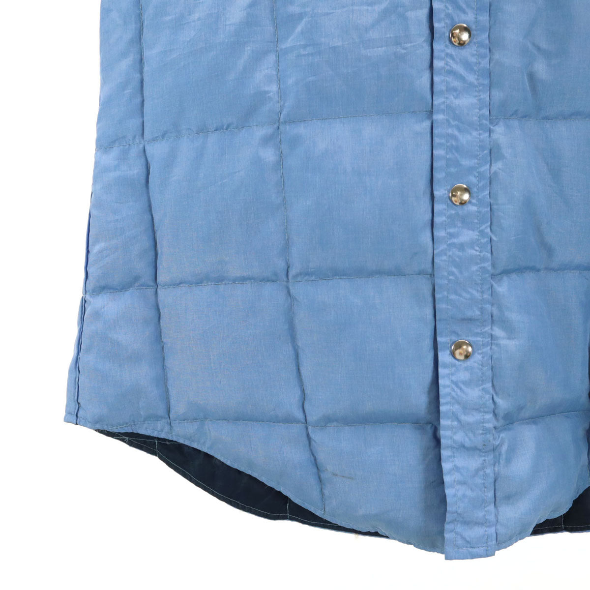 frostline kit 70s ヴィンテージ 長袖 中綿 シャツ M ブルー系 メンズ