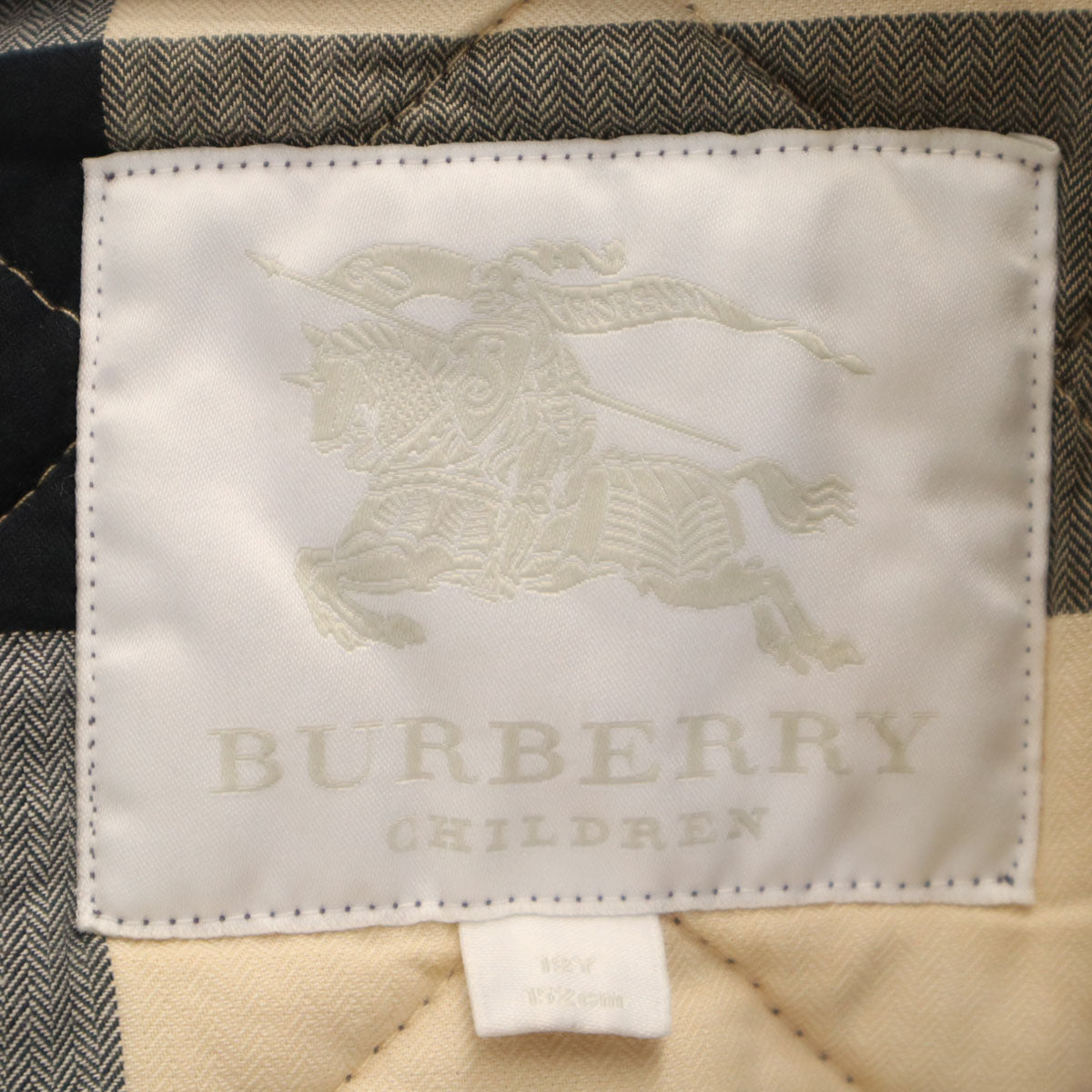 BURBERRY CHILDREN バーバリー チルドレン キルティングジャケット 12Y-152 ボルドー系 三陽商会 キッズ
