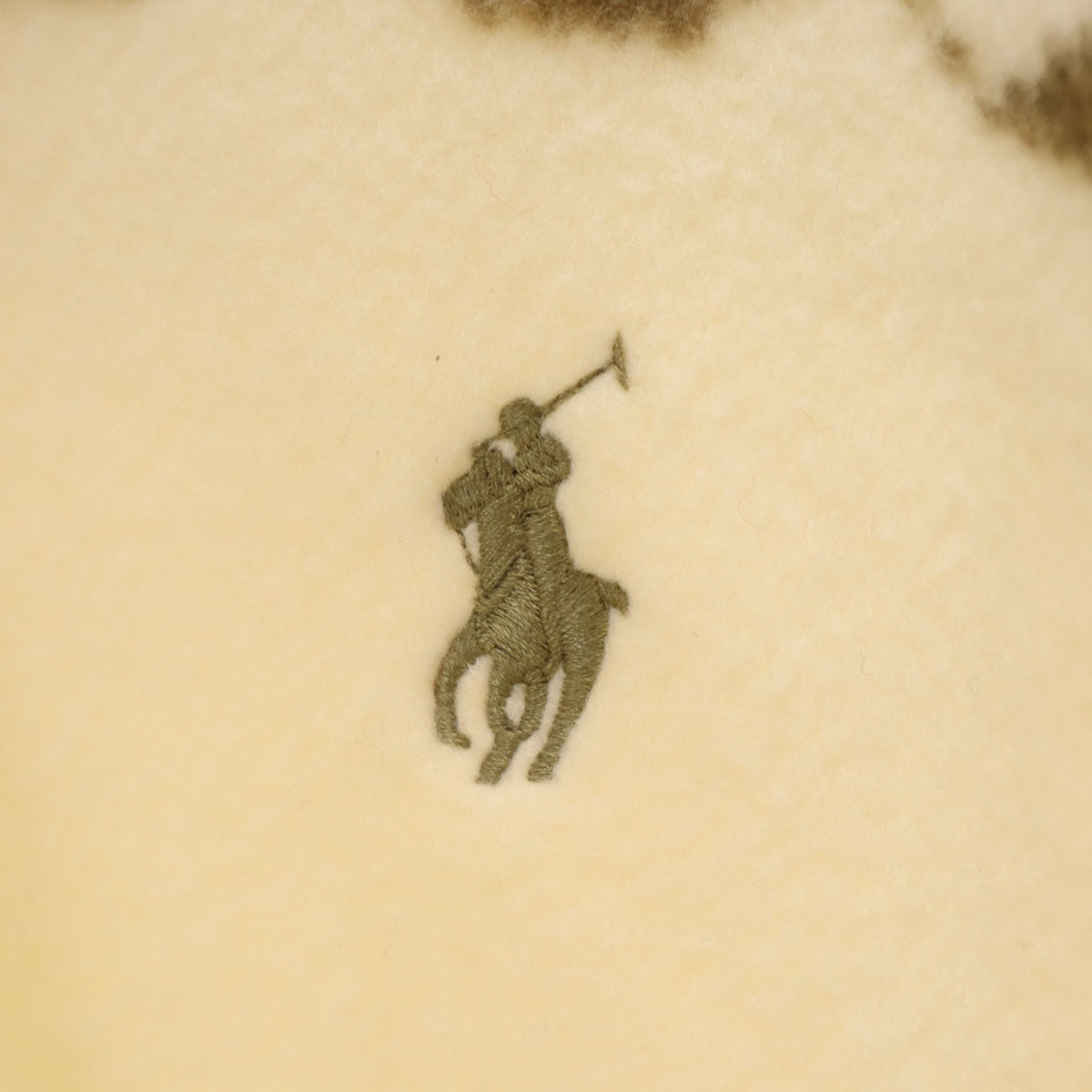 POLO RALPH LAUREN ポロラルフローレン ノルディック柄 長袖 ハーフジップ フリース トレーナー M アイボリー トップス プルオーバー レディース