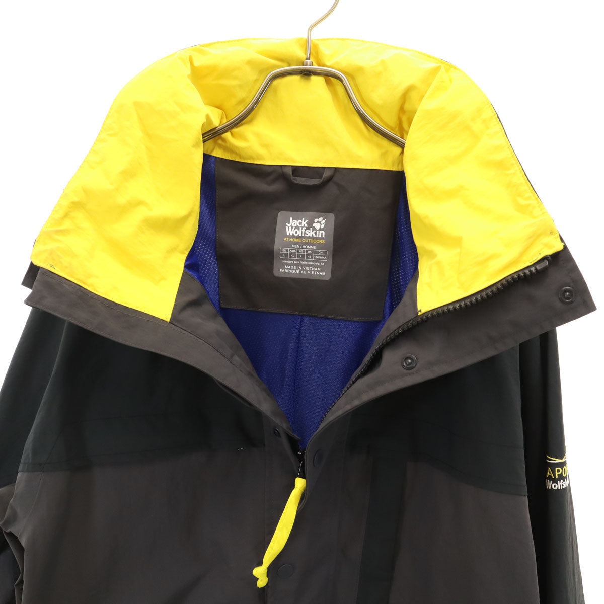 Jack Wolfskin ジャックウルフスキン マウンテンジャケット XL チャコールグレー アウトドア メンズ