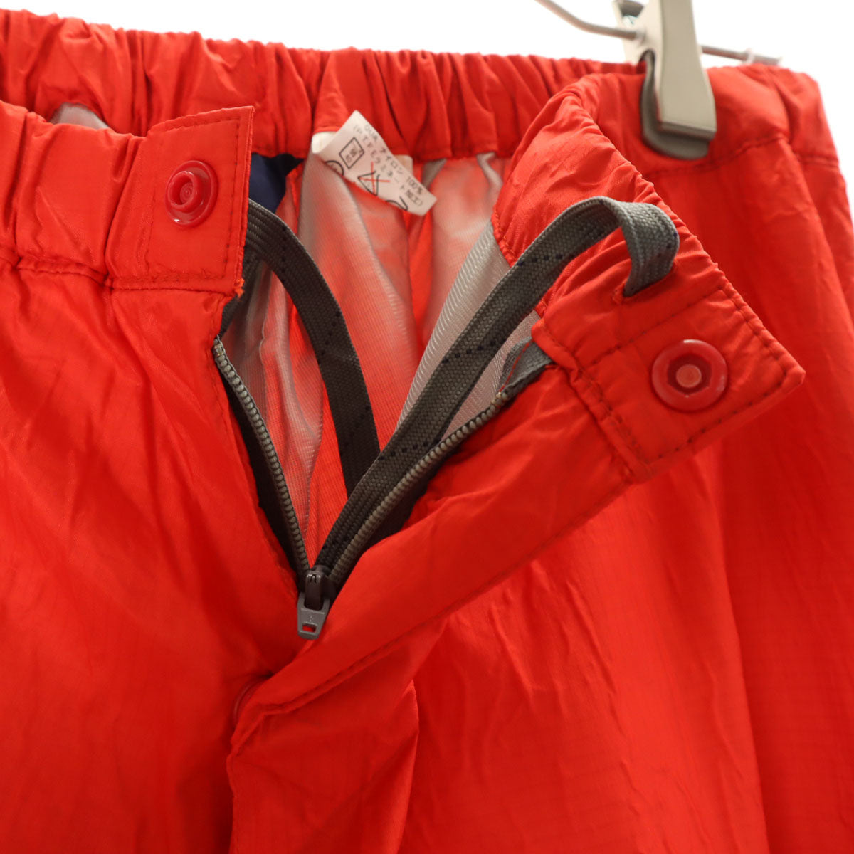 mont-bell モンベル ゴアテックス ジャケット 上下 セットアップ XL 朱色 収納袋付き アウトドア メンズ