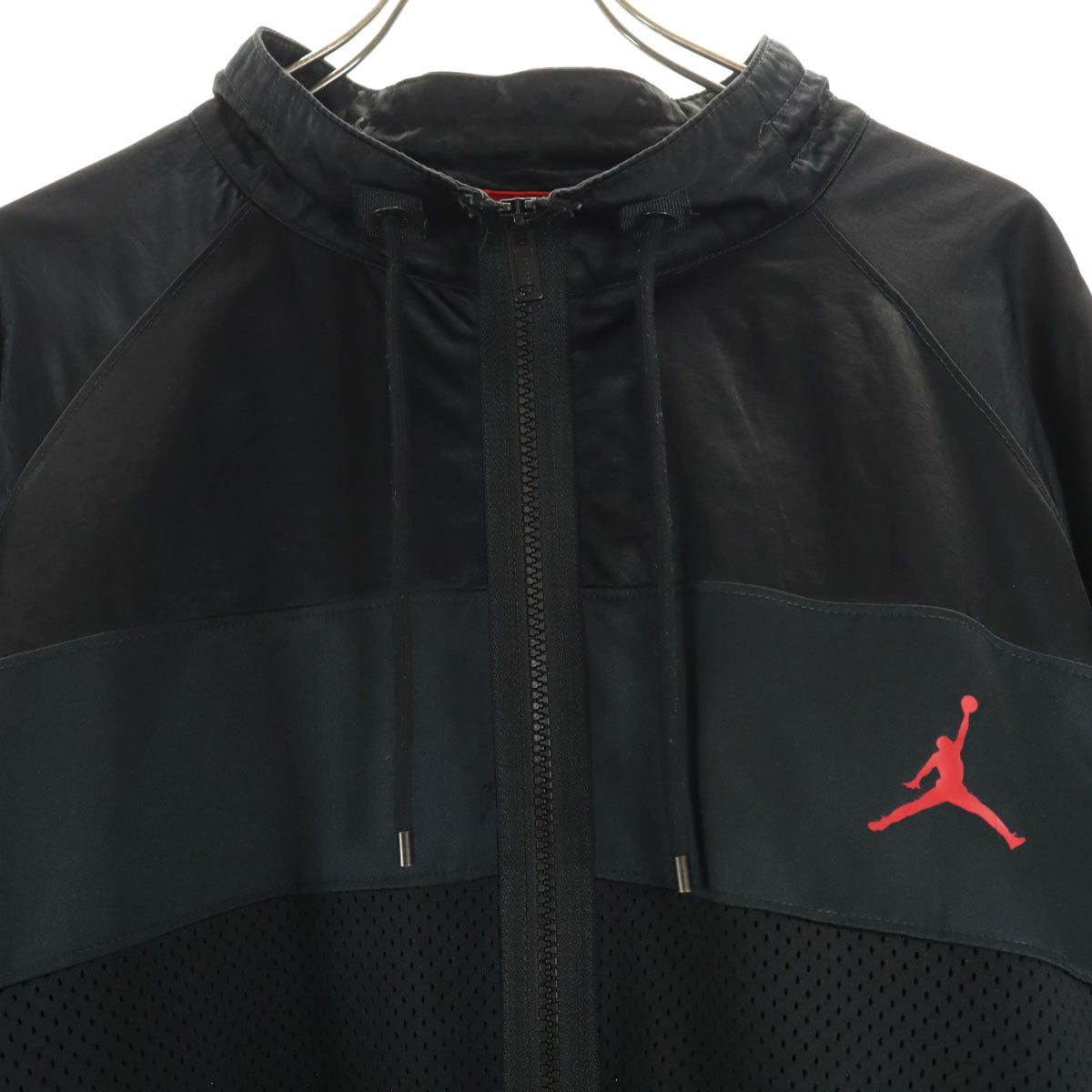 AIR JORDAN エアジョーダン メッシュ ジャケット 上下 セットアップ XL/L ブラック NIKE ナイキ メンズ