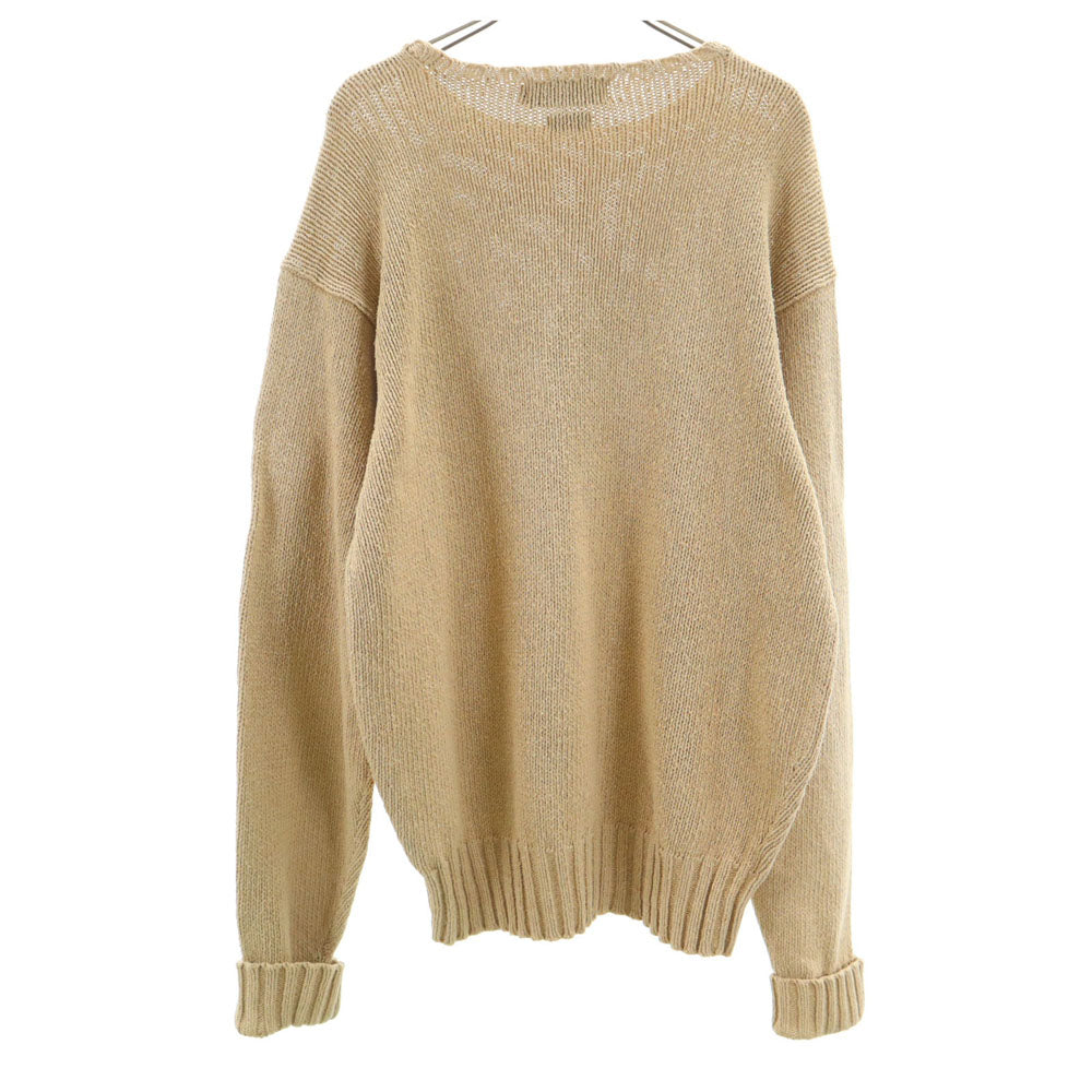 Polo by Ralph Lauren ポロバイラルフローレン 長袖 ニット M ベージュ セーター メンズ