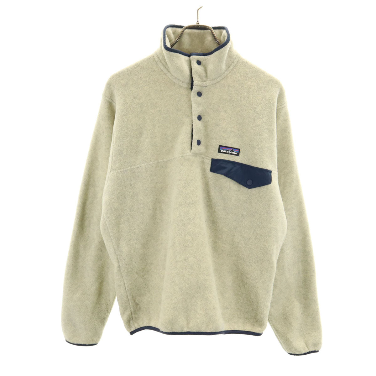 patagonia パタゴニア ハーフボタン フリースジャケット XS グレー系 25580 アウトドア プルオーバー メンズ